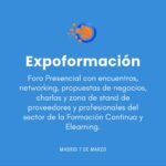 Tratando sobre el Futuro de la Formación Bonificada La Sala Aenoa será el epicentro de esta experiencia, albergando conferencias, ponencias, mesas redondas y talleres técnicos de técnicos. En este congreso, se desarrolla de un modo práctico la Formación Bonificada, FP, PRL y eLearning. Inmersión en la Excelencia: Expoformación Sumérjase en Expoformación, un foro que va más allá de la simple exposición de servicios educativos. Aquí, proveedores y los profesionales de la formación continuarán su búsqueda de oportunidades, explorando propuestas de negocios, líneas estratégicas y charlas que definirán el panorama formativo en los años venideros.